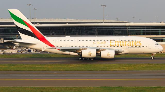 A6-EUY:Airbus A380-800:Emirates Airline